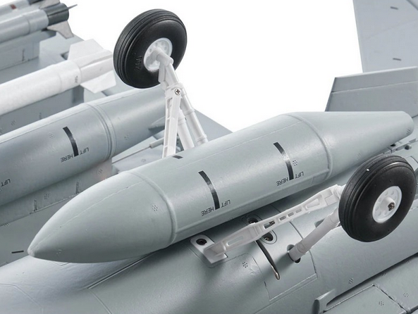 F16 Fighting Falcon EDF 64MM Gris PNP FMS Jet