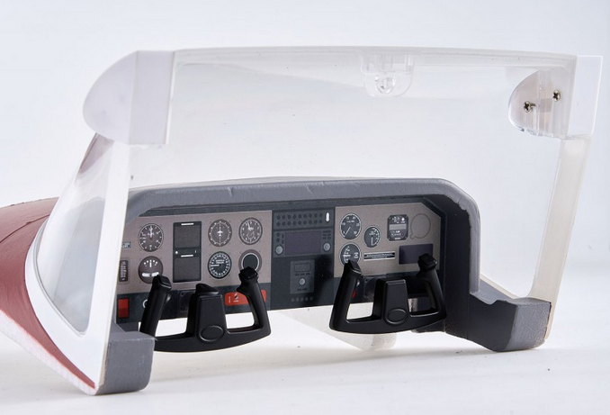 Cessna 182 Skylane Rouge 1500mm PNP FMS Débutant / Trainer