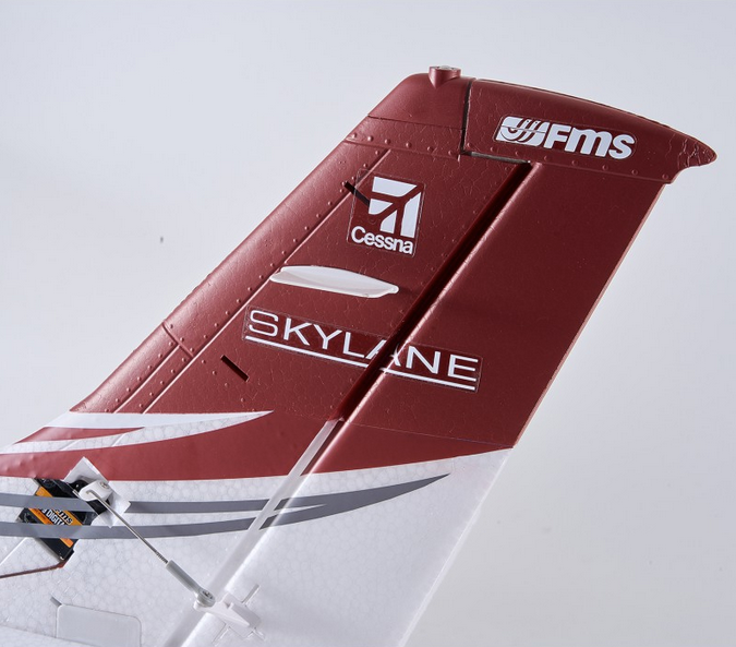Cessna 182 Skylane Rouge 1500mm PNP FMS Débutant / Trainer