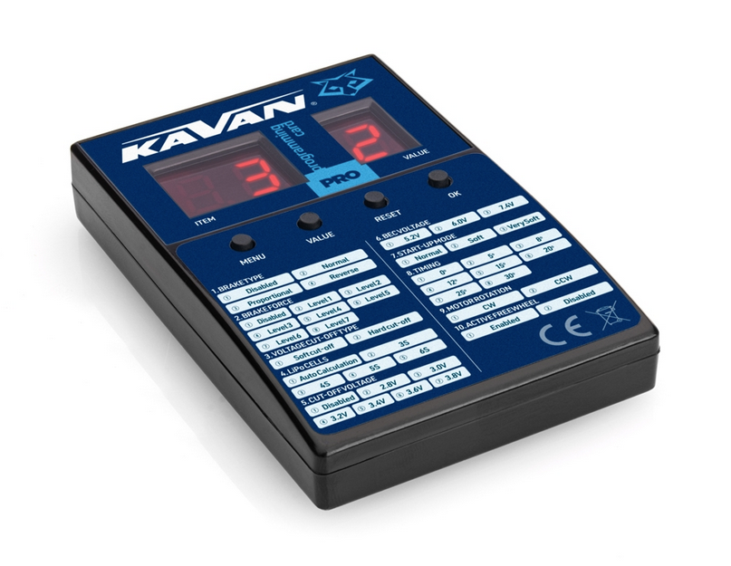 Carte de programmation Kavan Pro Contrôleurs brushless et Bec