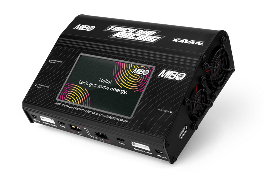 Chargeur Mibo Touch Duo Racing 400W AC/DC