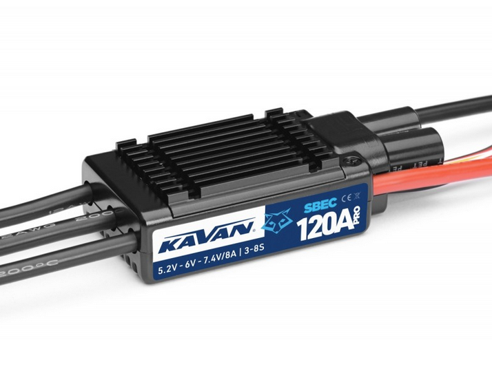 Controleur Brushless Kavan Pro 120A  Contrôleurs brushless et Bec