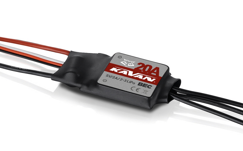 Controleur brushless 20A KAVAN Contrôleurs brushless et Bec