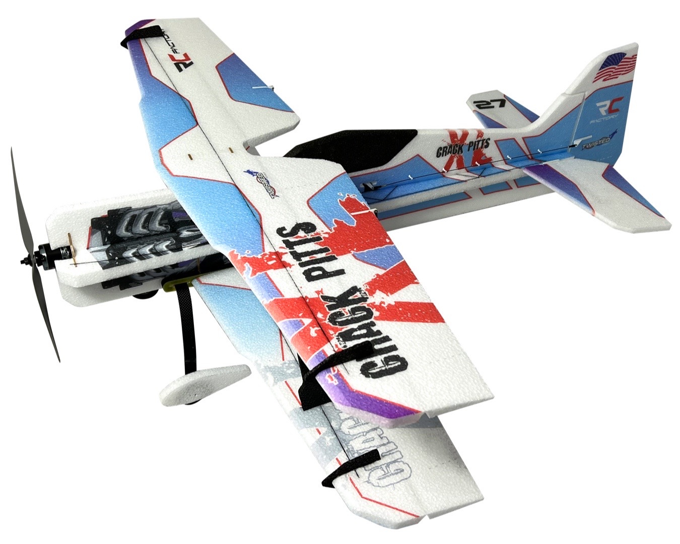 Crack Pitts XL Bleu Rc Factory