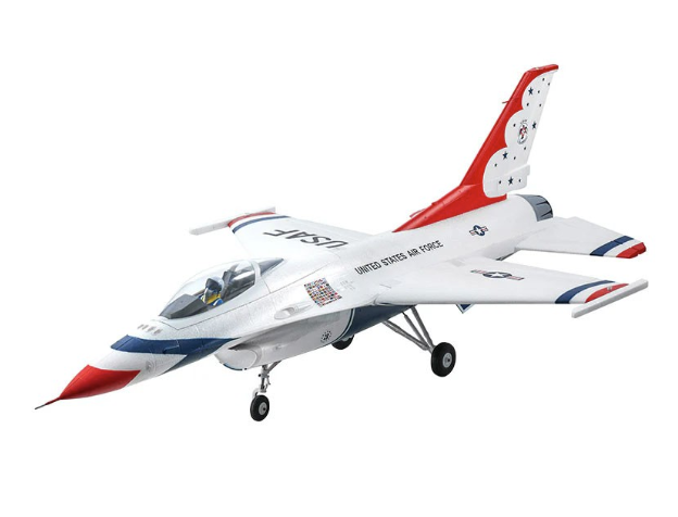 F16 Fighting Falcon EDF 64MM Blue Thunder PNP FMS