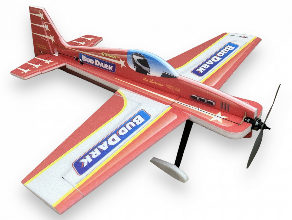 Laser XL 1060mm Rouge Rc Factory Voltige