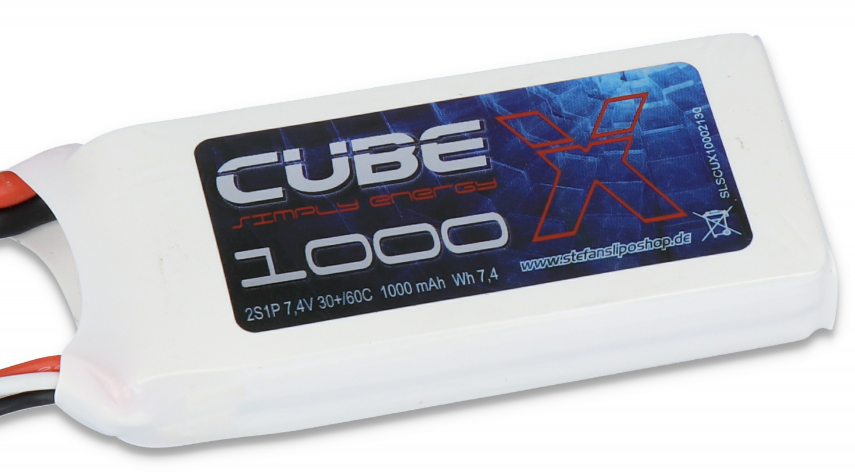 SLS X-CUBE 1000mAh 2S1P 7,4V 30C/60C