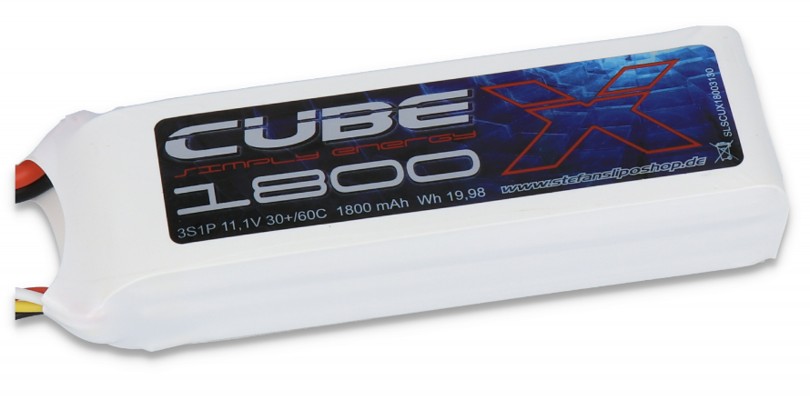 SLS X-CUBE 1800mAh 3S1P 11,1V 30C/60C