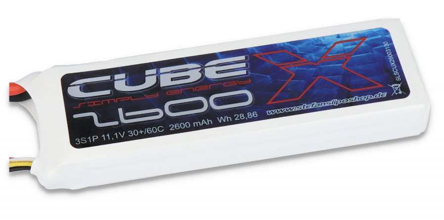SLS X-CUBE 2600mAh 3S1P 11,1V 30C/60C