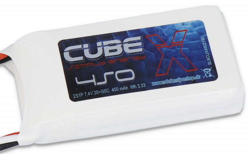 SLS X-CUBE 450mAh 2S1P 7,4V 30C/60C