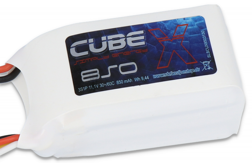 SLS X-CUBE 850mAh 3S1P 11,1V 30C/60C