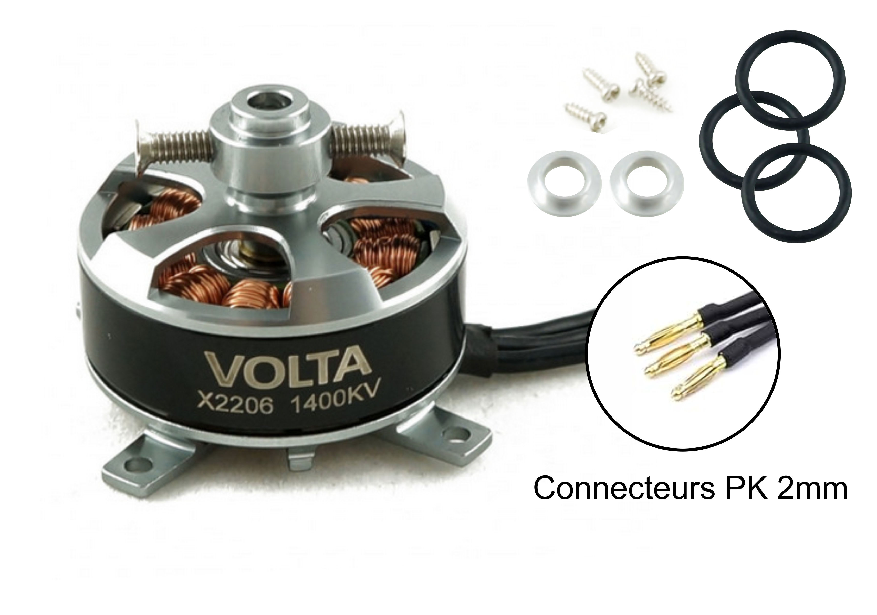 Moteur Volta X2206 1400KV Moteurs Brushless