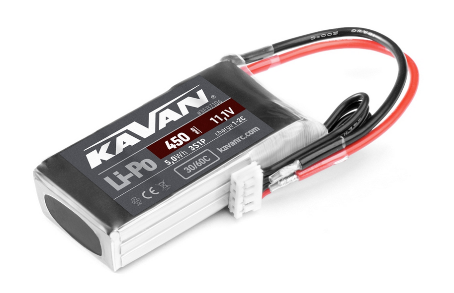 Accu Lipo 450mAh 3S 30/60C Kavan