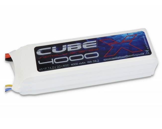 SLS X-CUBE 4000mAh 4S1P 14,8V 30C/60C