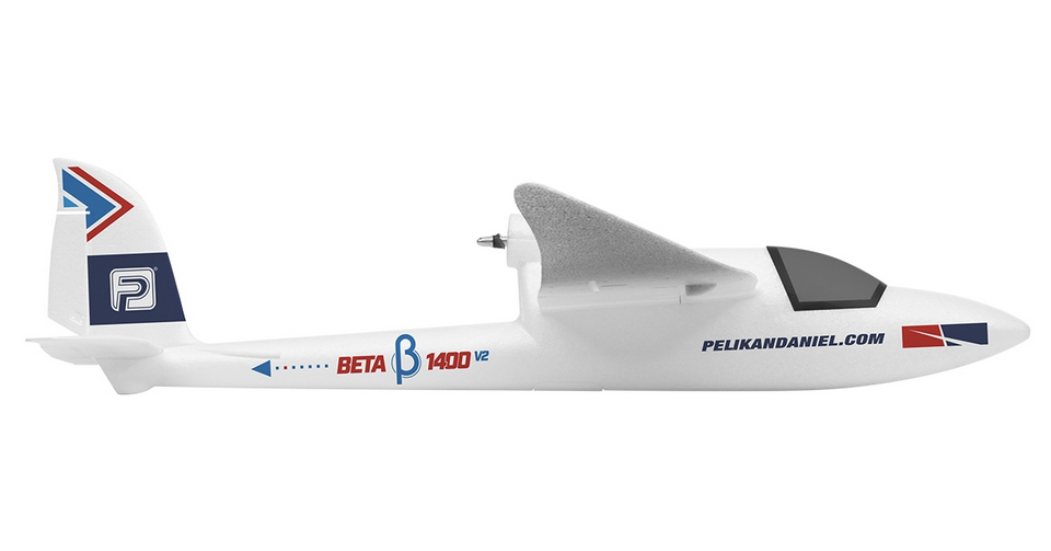 Planeur Beta 1400mm RTF Mode 1 