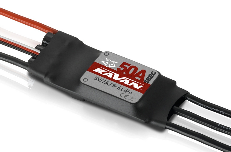 Controleur brushless 50A KAVAN Contrôleurs brushless et Bec