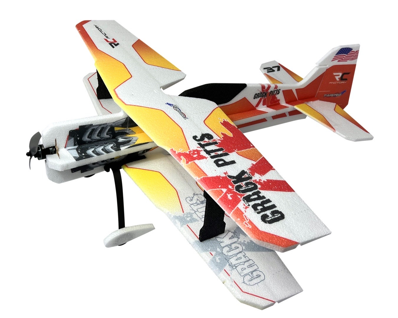 Crack Pitts XL Jaune Rc Factory