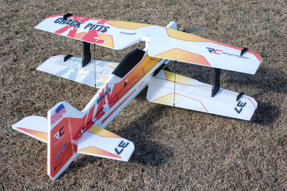 Crack Pitts XL Jaune Rc Factory Voltige