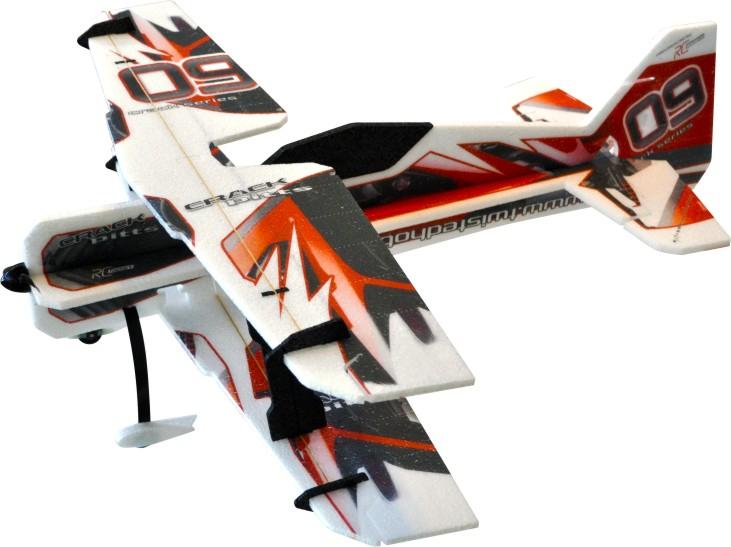 Crack Pitts EPP 800mm Rc Factory rouge/noir  Voltige