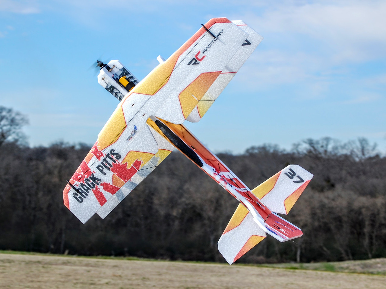 Crack Pitts XL Jaune Rc Factory