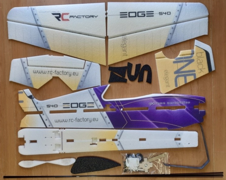 Edge 540 V3 Violet 1000mm Rc Factory  Voltige