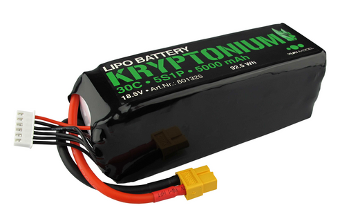 Lipo 5s 18,5v 5000mAh 30C KRYPTONIUM