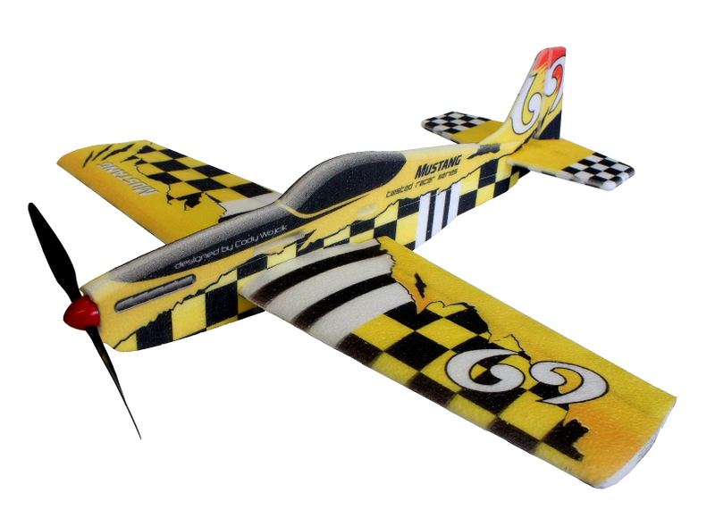 Mustang Yellow EPP 780mm Rc Factory