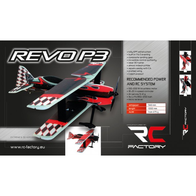 Revo P3 Rouge  940mm Rc Factory