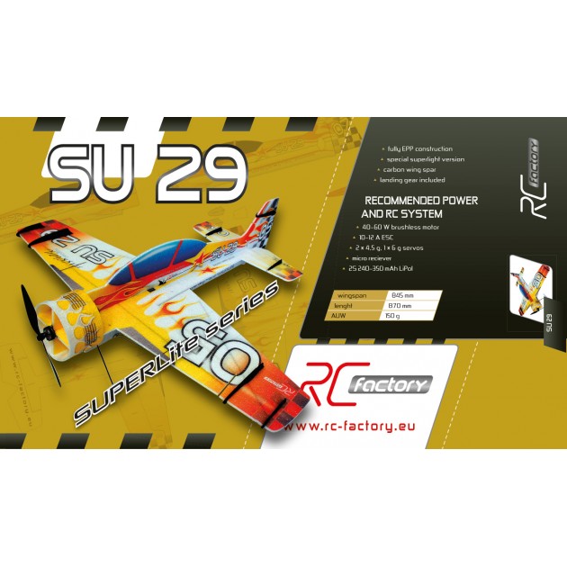 SU-29 RUSSIAN Superlite EPP 845mm RC Factory